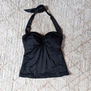 Miraclesuit Black Halter Swim Top